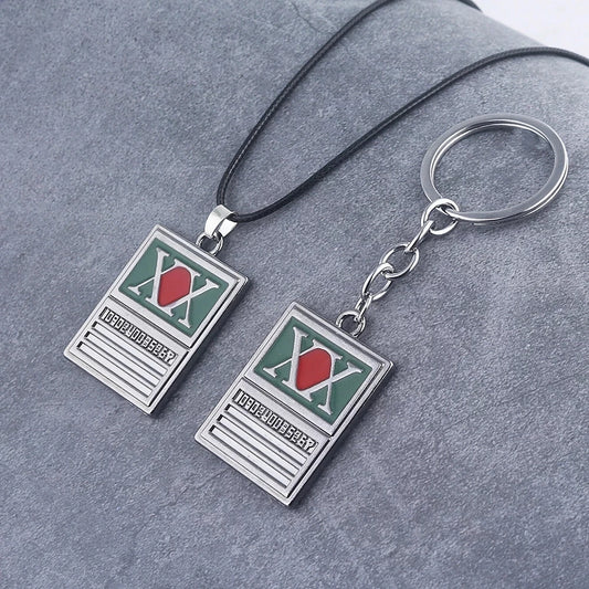 Hunter x Hunter Keychain and Necklace Hunter License