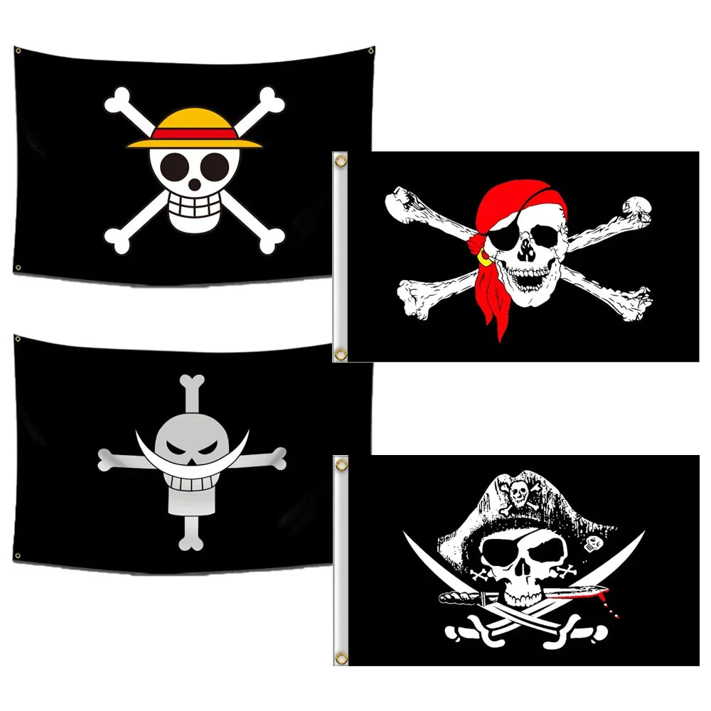 One Piece Jolly Roger Flags