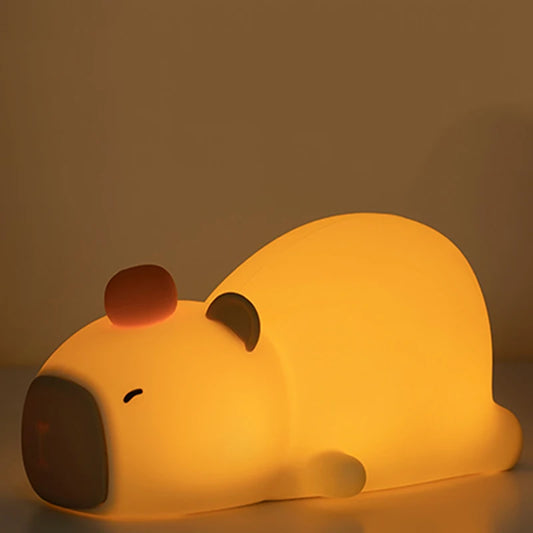 Capybara Cute Silicone LED Night Light