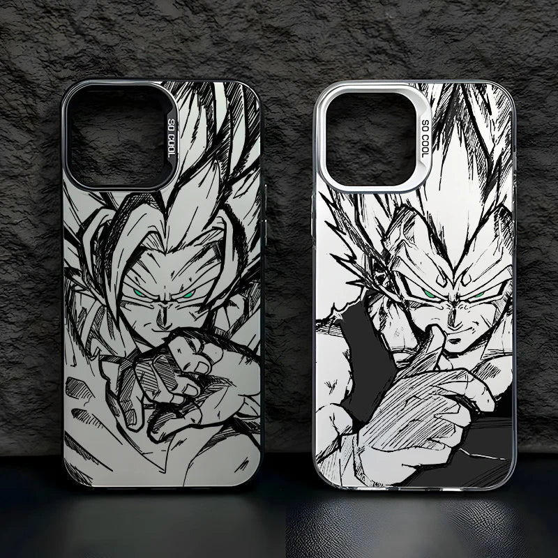 Dragon Ball Saiyan Phone Case For iPhone Matte Shockproof Cover