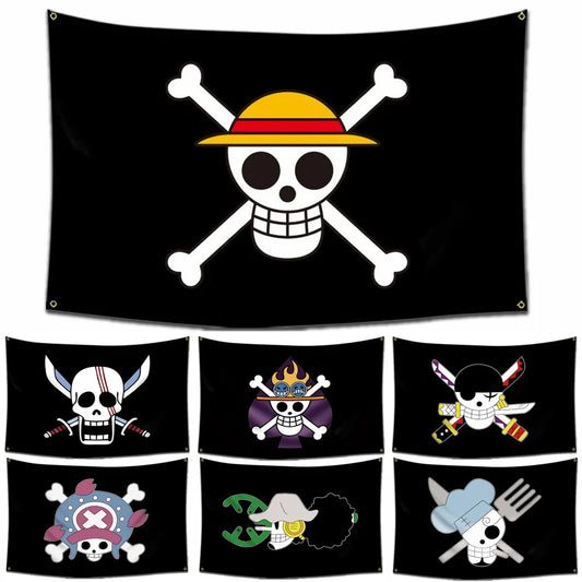 One Piece Jolly Roger Flags