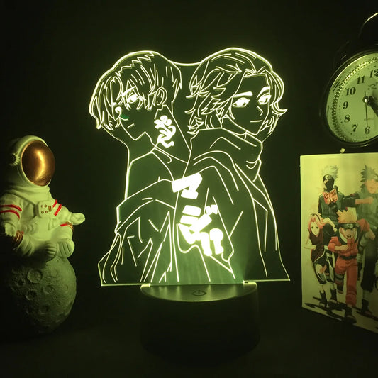 Glowing Acrylic Stand Tokyo Revengers 3d Lamp LED